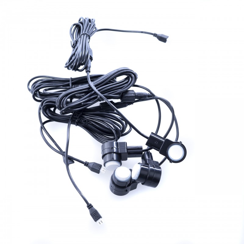 CZUJNIKI PARKOWANIA OEM białe 4 sztuki + buzzer