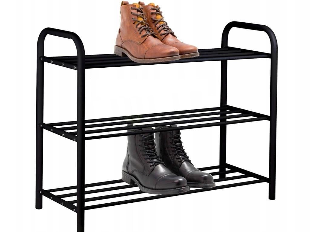 

Półka Na Buty 3 Poziomowa Metalowa Regał 9/12 Par