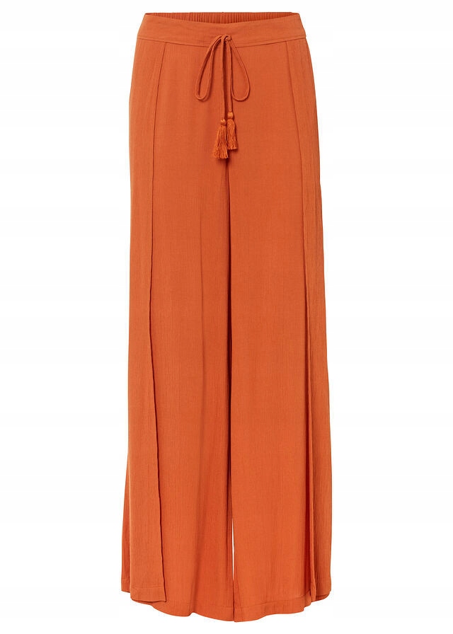 SPODNIE Z EFEKTEM ZAŁOŻENIA KOPERTOWEGO 44