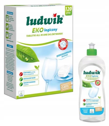 Levně Sada Tabletky 120 Leštidlo 0,5 Ludwik Eko