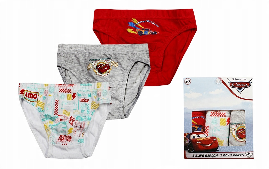 

Cars Auta Majtki Dla Dziecka Slipy Disney 4/5LAT