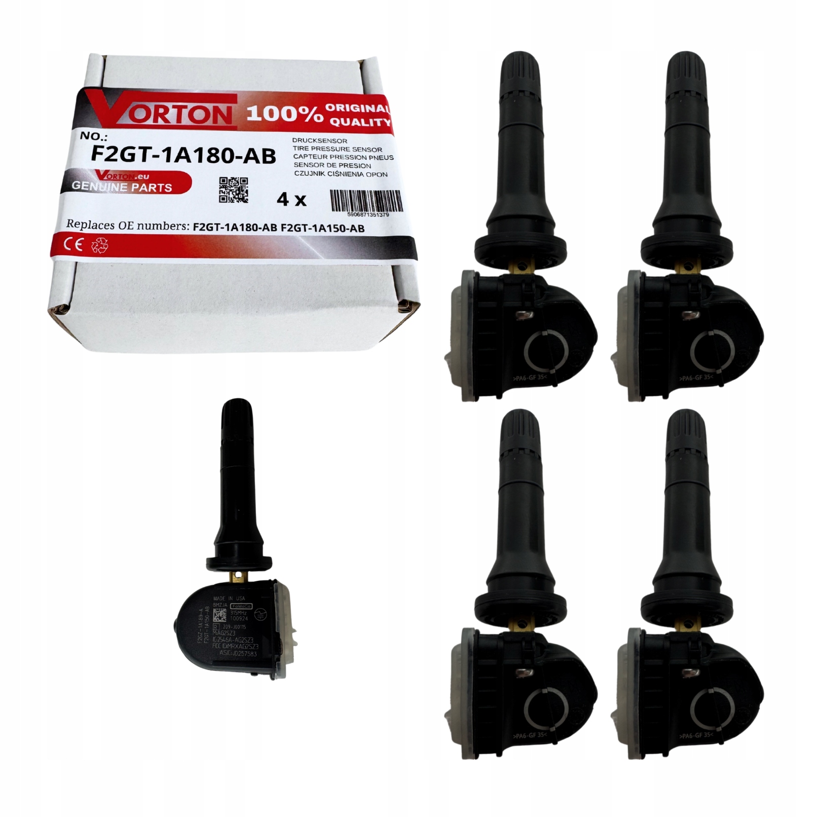 Senzory Tlaku Tpms Ford Usa Edge Mustang F2GT1A180AB