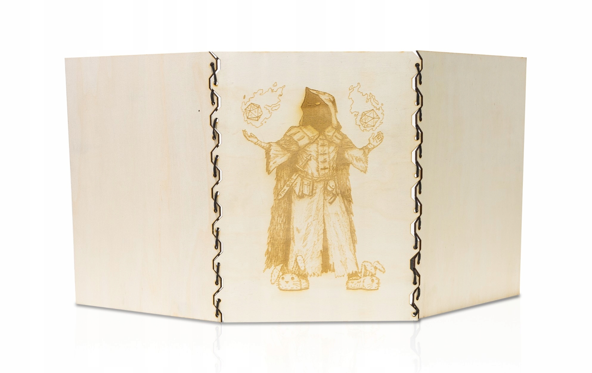 MISTRZ KOŚCI DREWNIANY EKRAN MISTRZA GRY + MAGNESY Producent RGFK