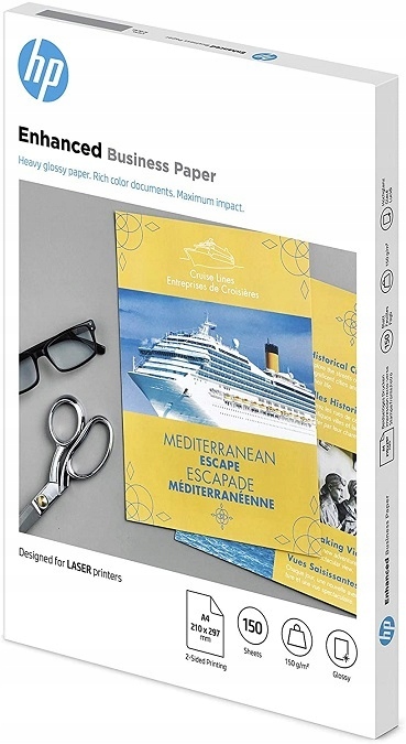 

Papier do zdjęć Hp laser A4 błysk 150g/m2