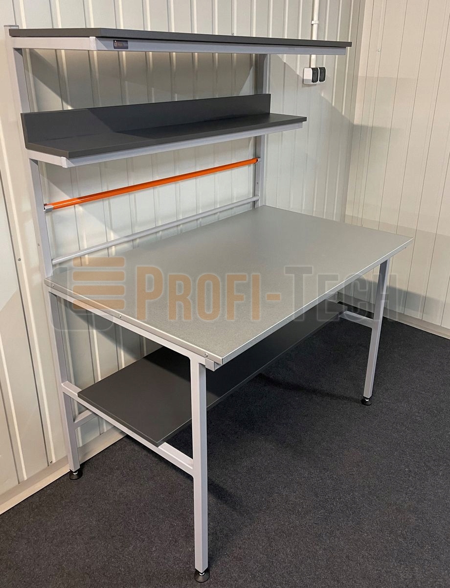 Stół do pakowania magazyn logistyka 120x80 dużo półek praktyczne stanowisko