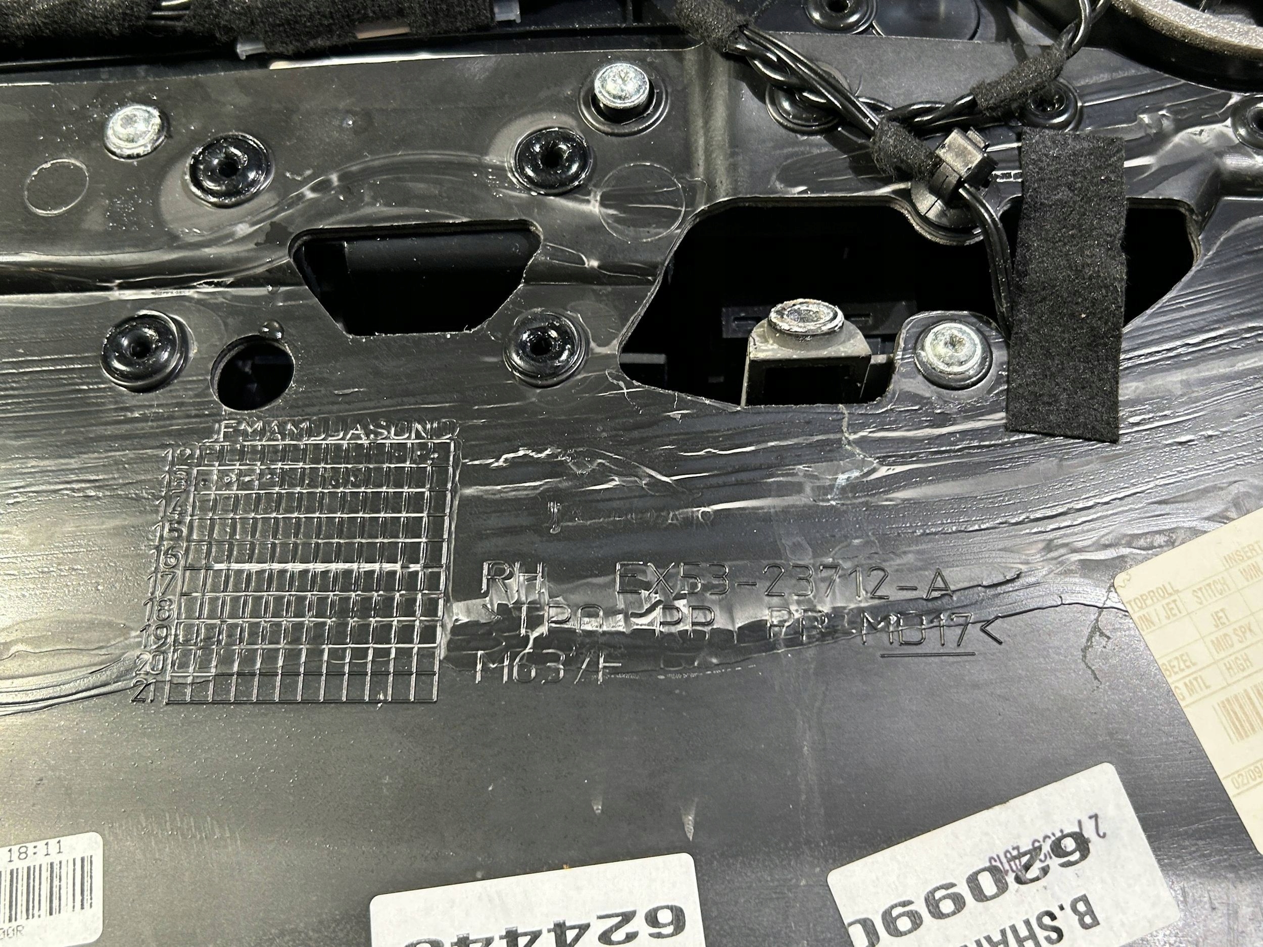 side door right right upholstery side Jaguar F-Type x152 2013r