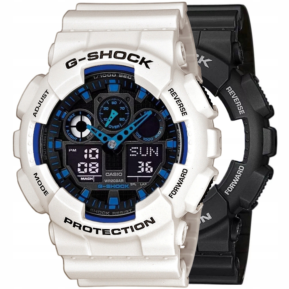 Hodinky Casio G-Shock Set GA-100-1A2ER Bezel 10395292 Řemínek 10395227 20