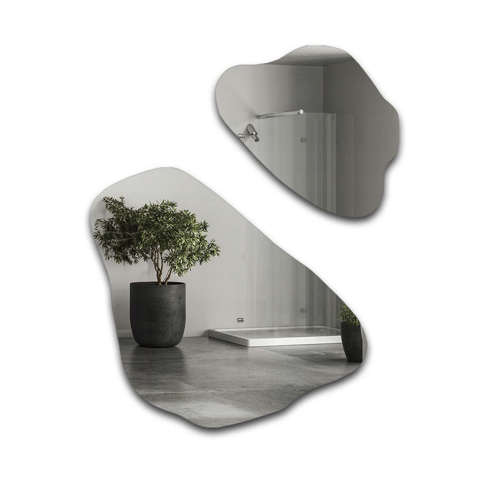 Sada nepravidelných zrcadel Morion 120x148 dekorativní