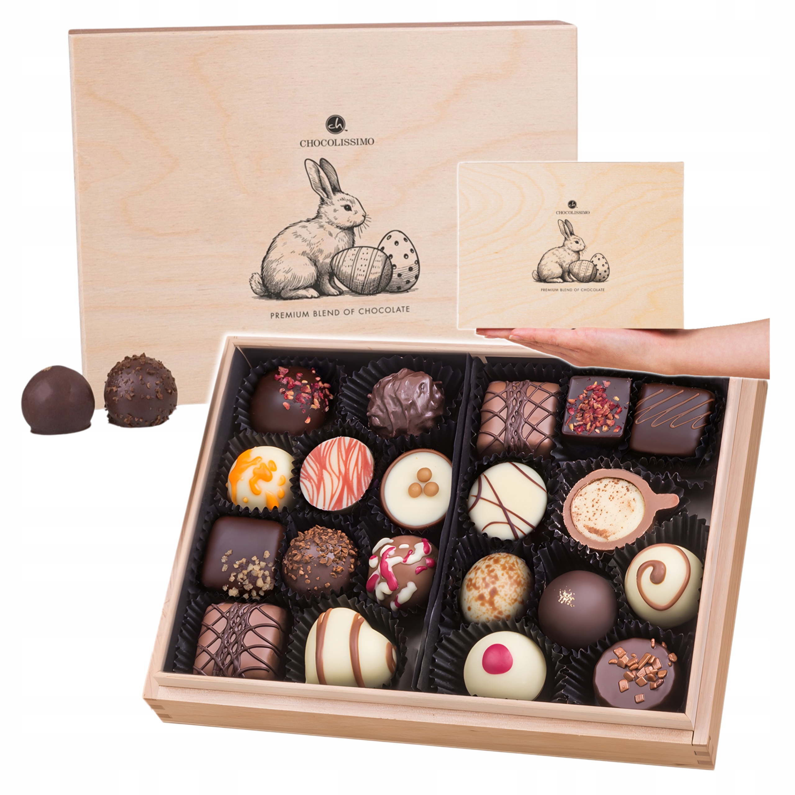 Dárek na Velikonoce čokoládu Pralinky čokoláda Belgická sladkosti 250 g