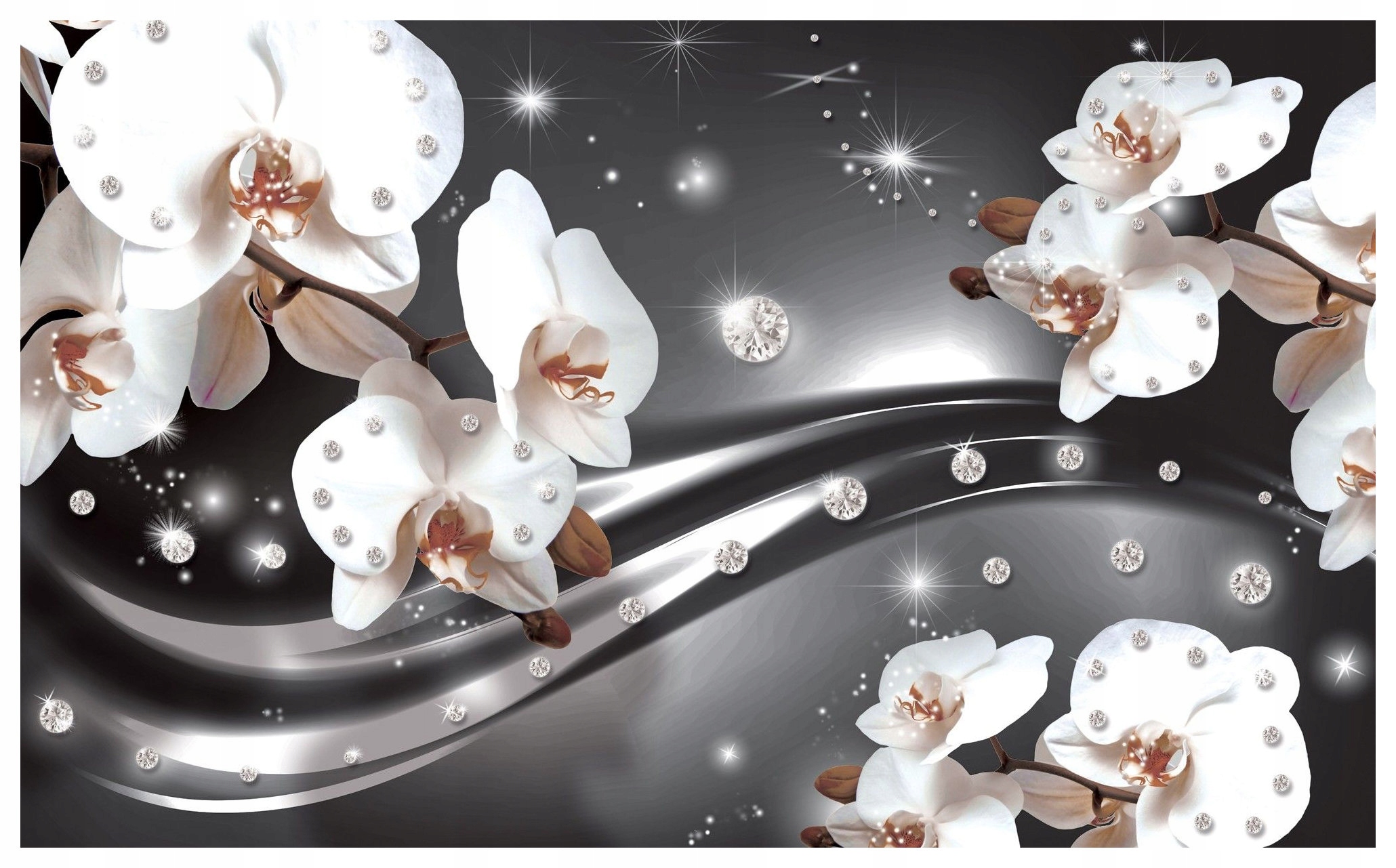 Fototapeta Orchideje abstrakce světlo do obývacího pokoje 254x184 lepidlo