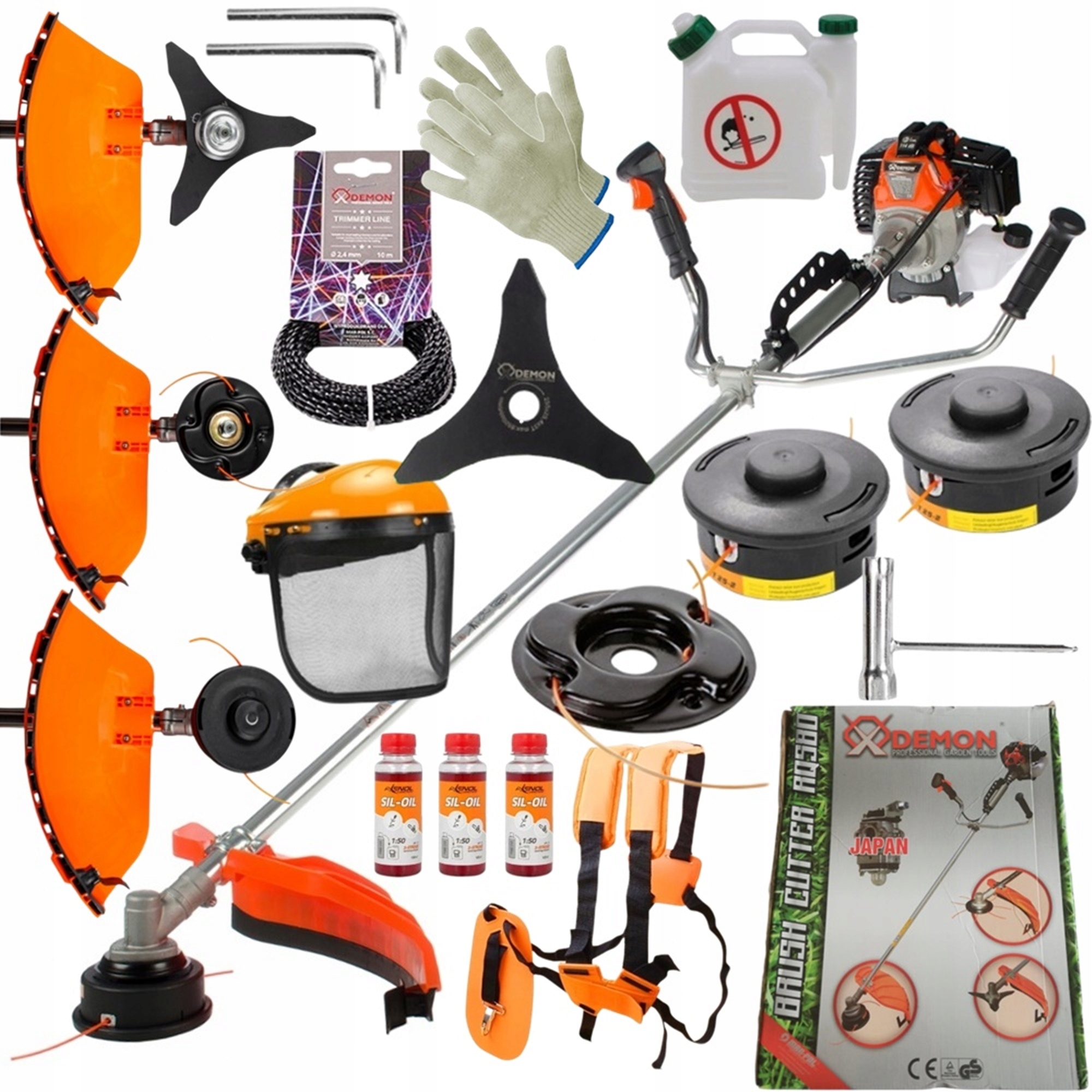 Motorový Vyžínač Demon Vyžínač Pila RQ580