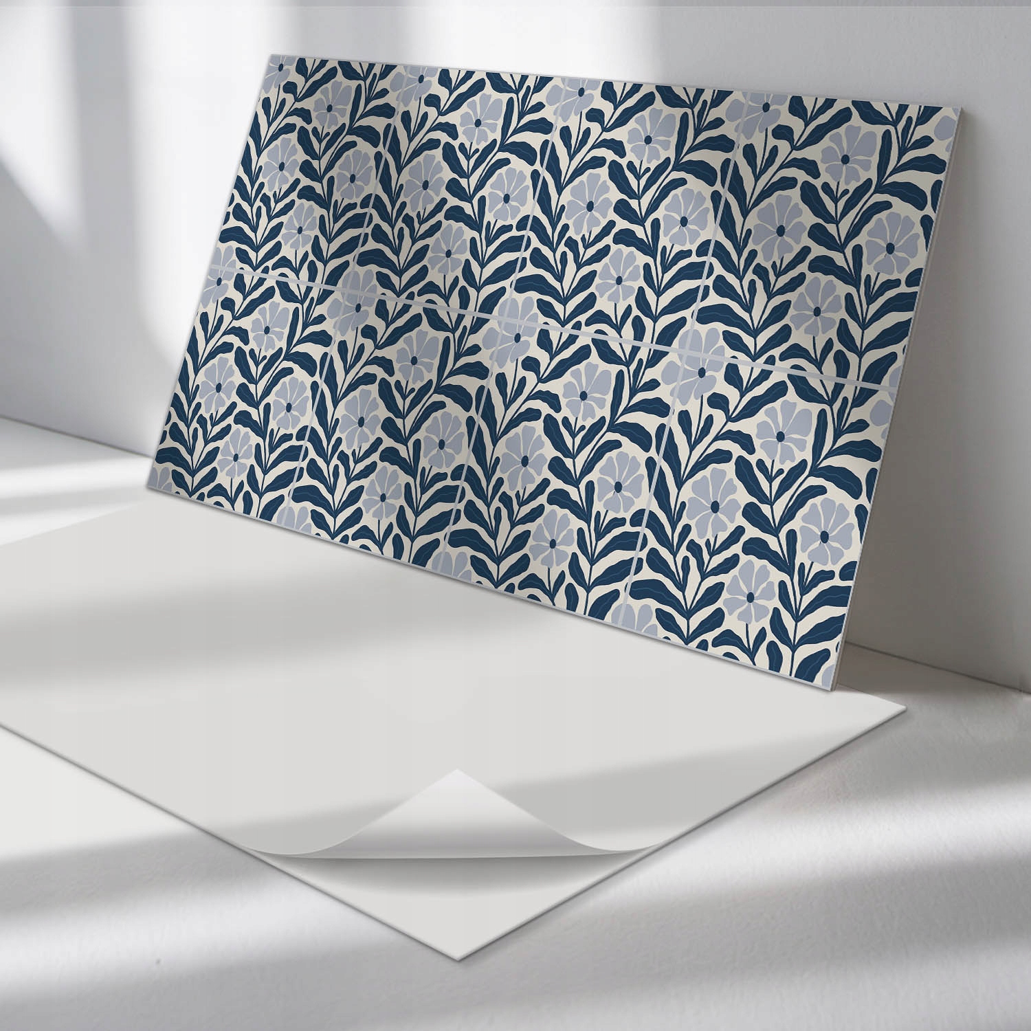 Sada vinylových panelů Jednoduchá montáž Květinový rostlinný vzor 6x 60x30 cm