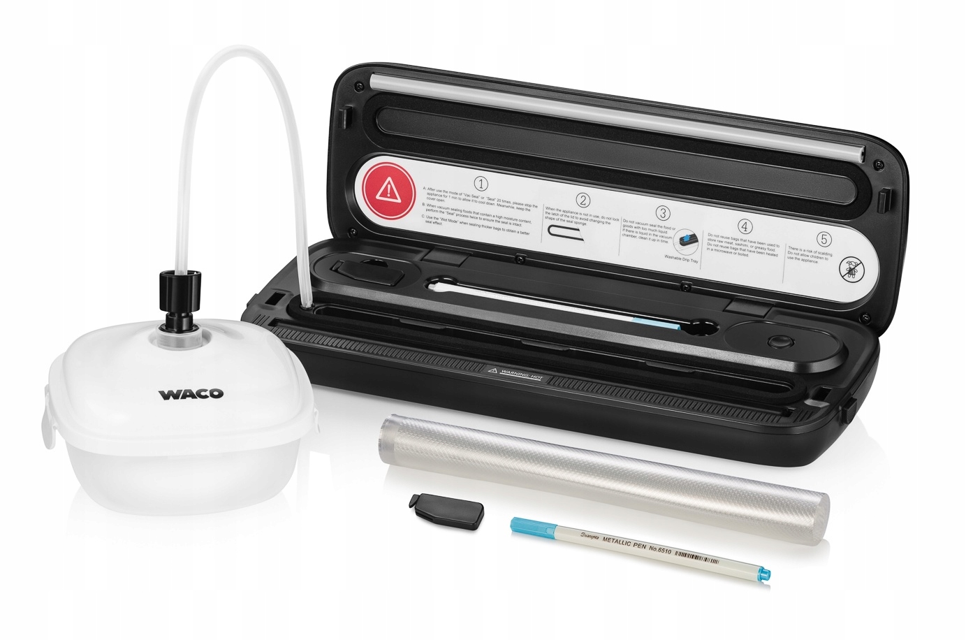 Zgrzewarka Pakowarka Próżniowa Do Żywności Folia Moletowana Ineox VFS01