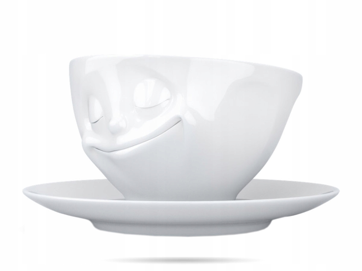 Filiżanka ze spodkiem Happy! Tassen 58PRODUCTS Liczba filiżanek 1