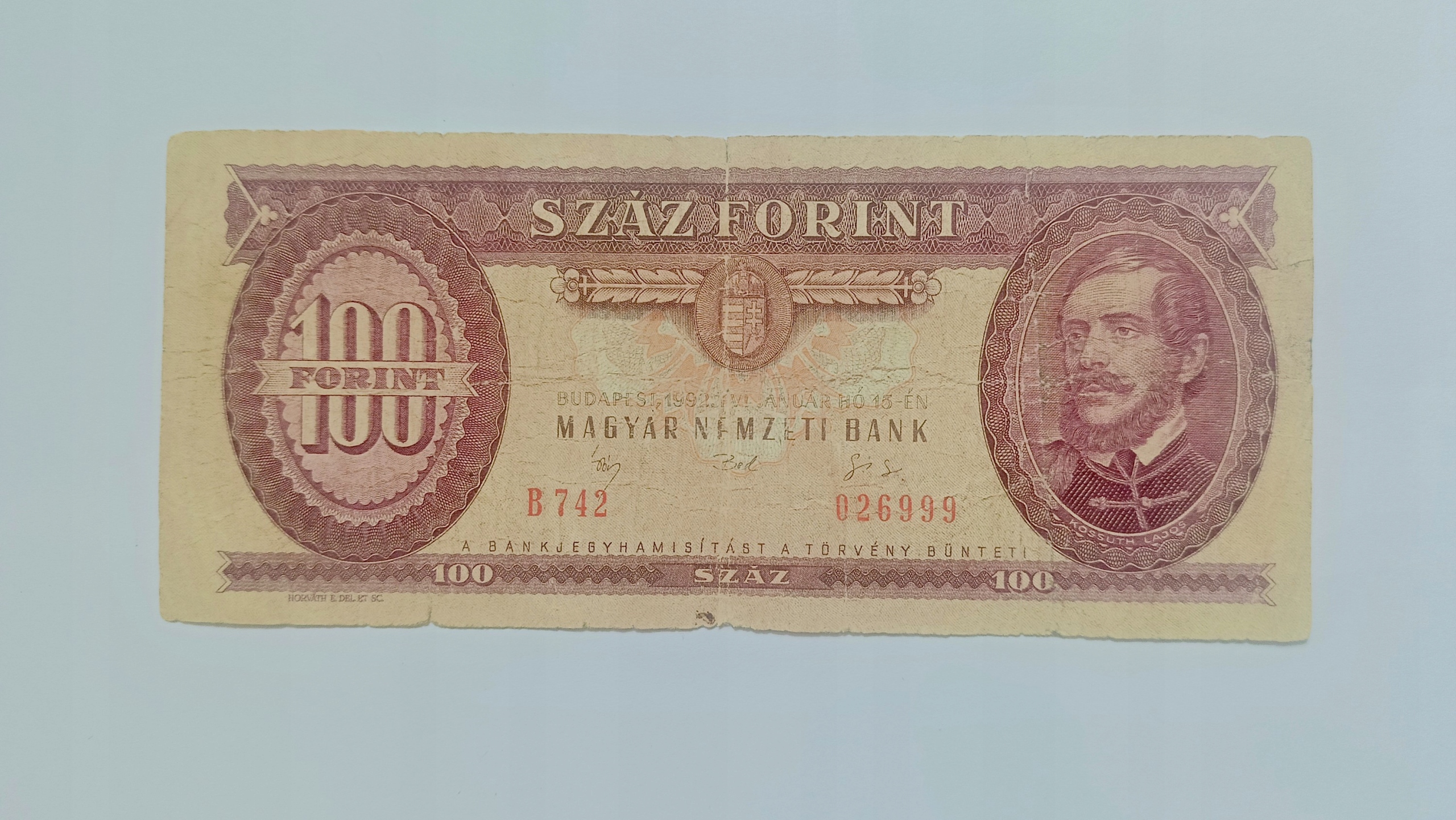 103 - Węgry - 100 FORINTÓW 1992