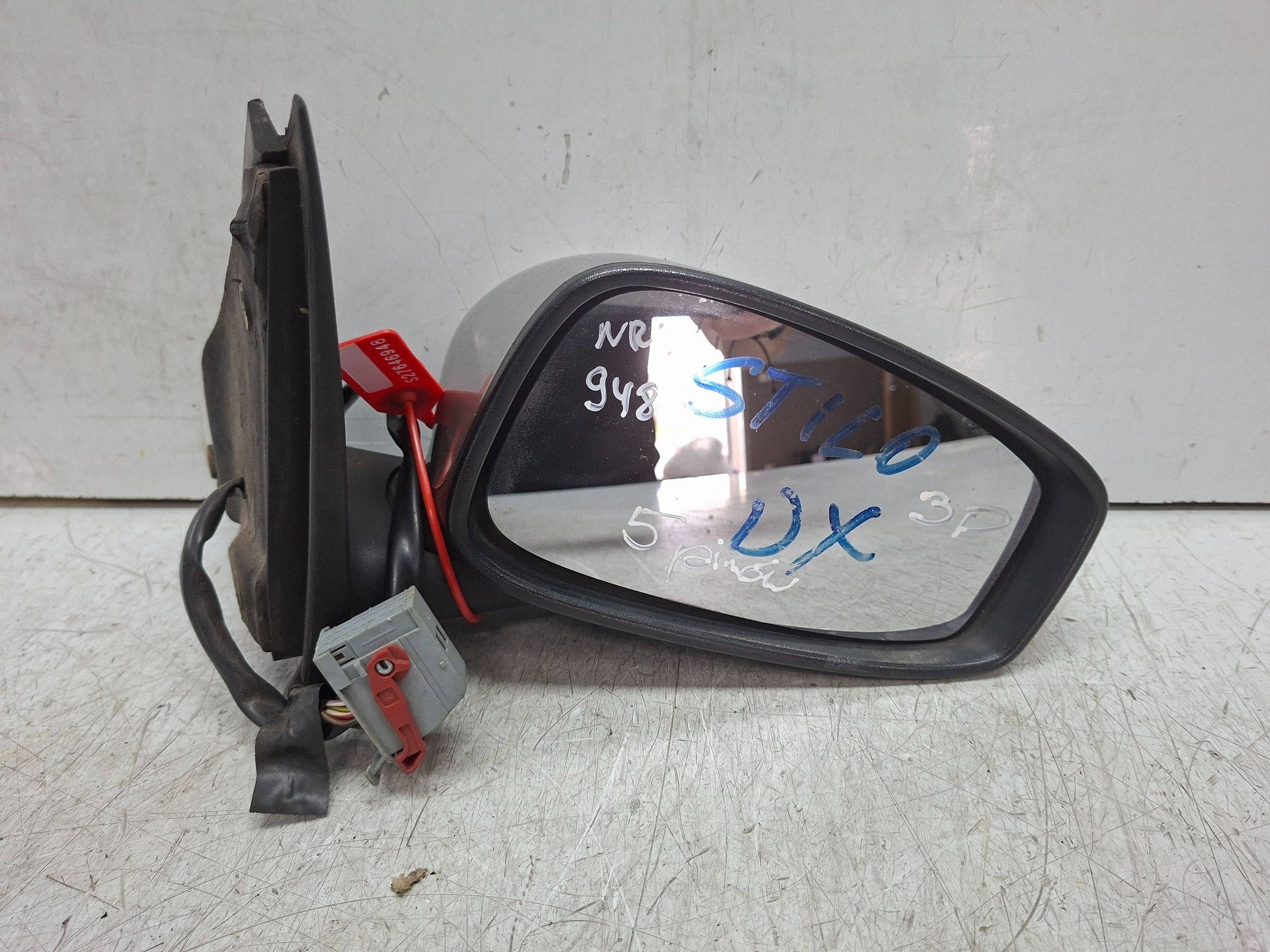 mirror right 3 PINY FIAT STILO 5D 2001