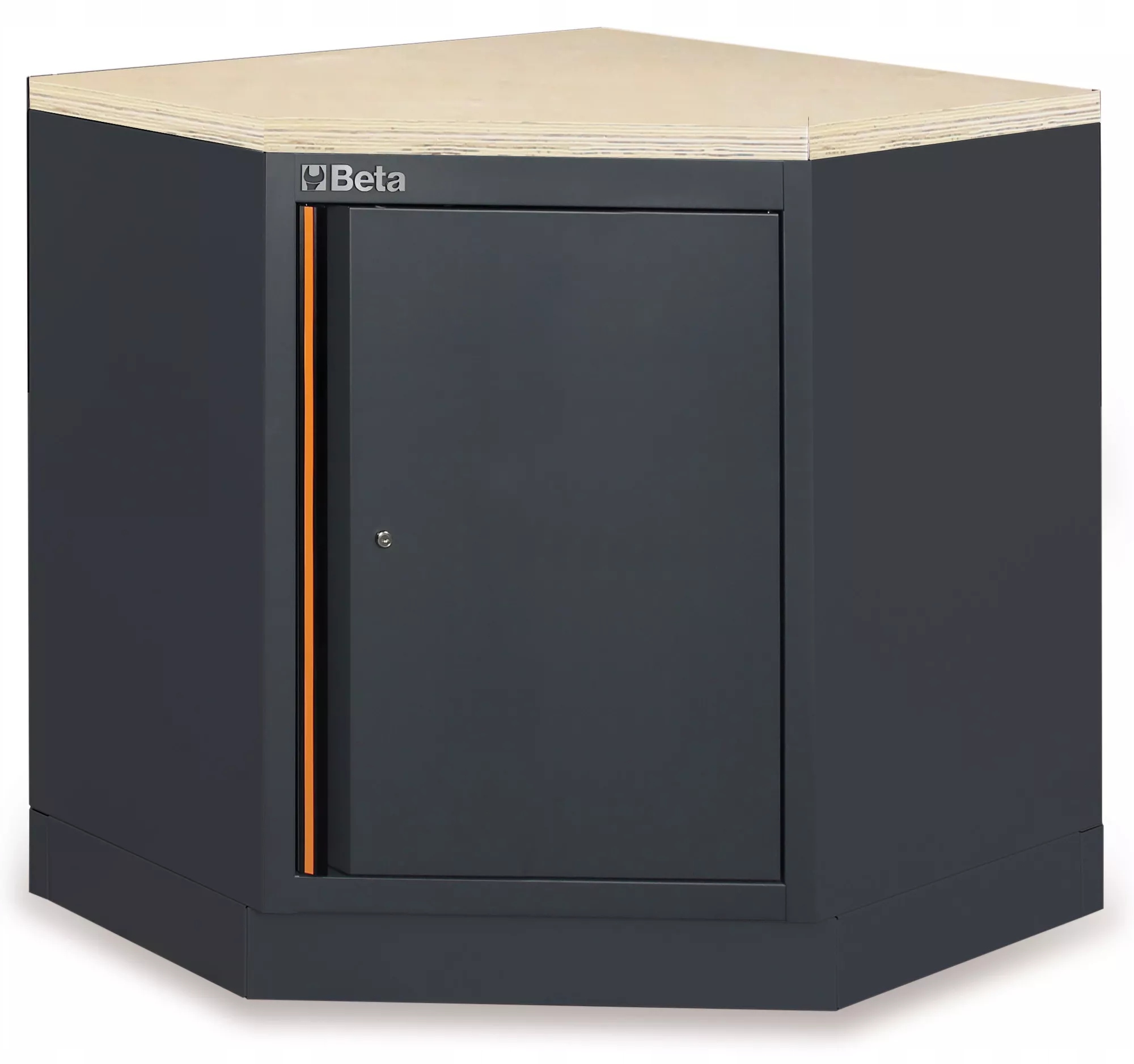 Moduł narożny z drewnianym blatem system C45PRO Beta 4500/C45PRO/CAI/W