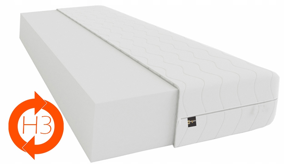 MATERAC 90x200x10 PIANKOWY ATEST POKROWIEC Twardość materaca H3