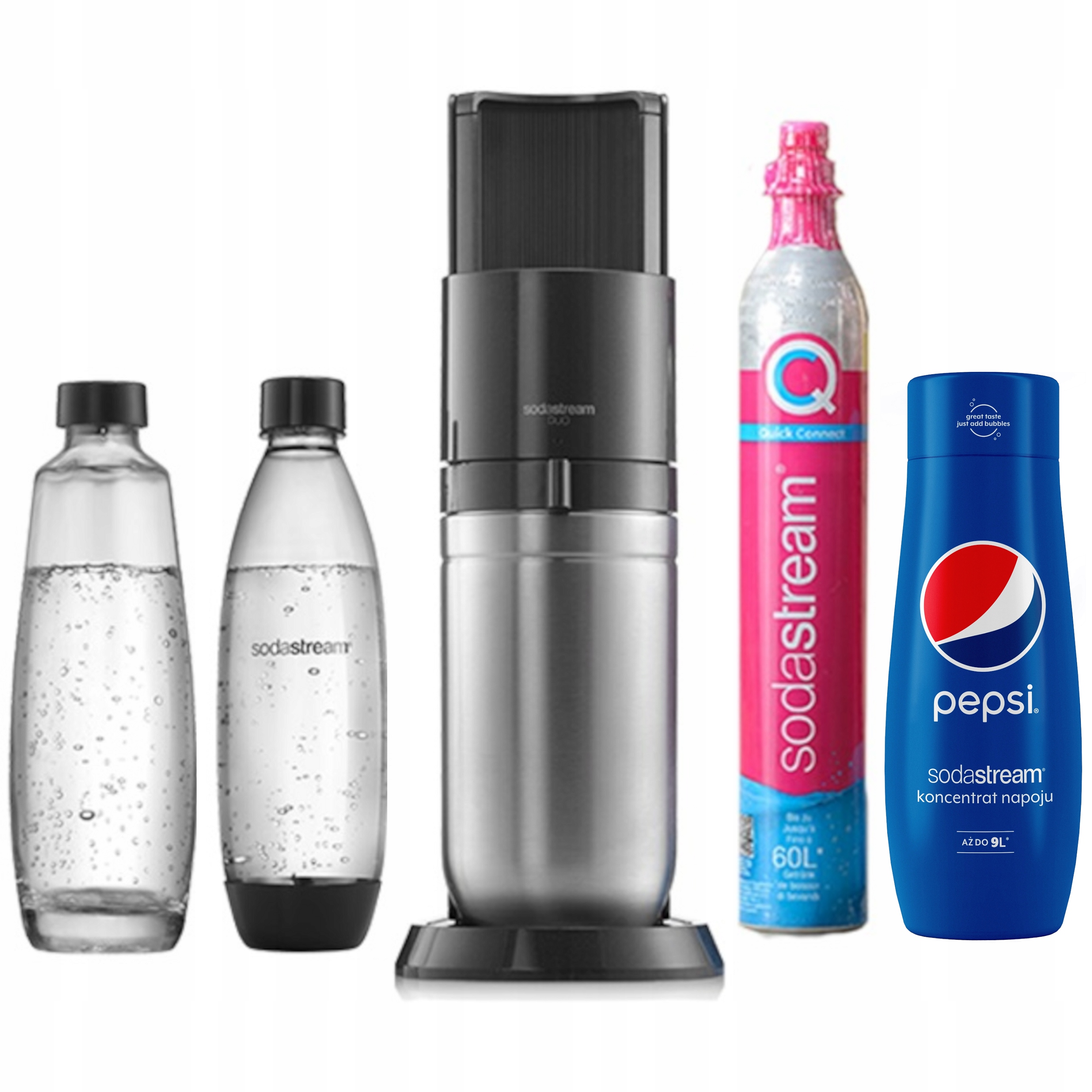 Фото - Сатуратор SodaStream Saturator Duo 2 butelki czarny Pepsi 