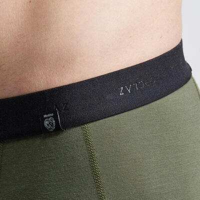 Bokserki trekkingowe męskie Forclaz MT500 merino Kolor zielony