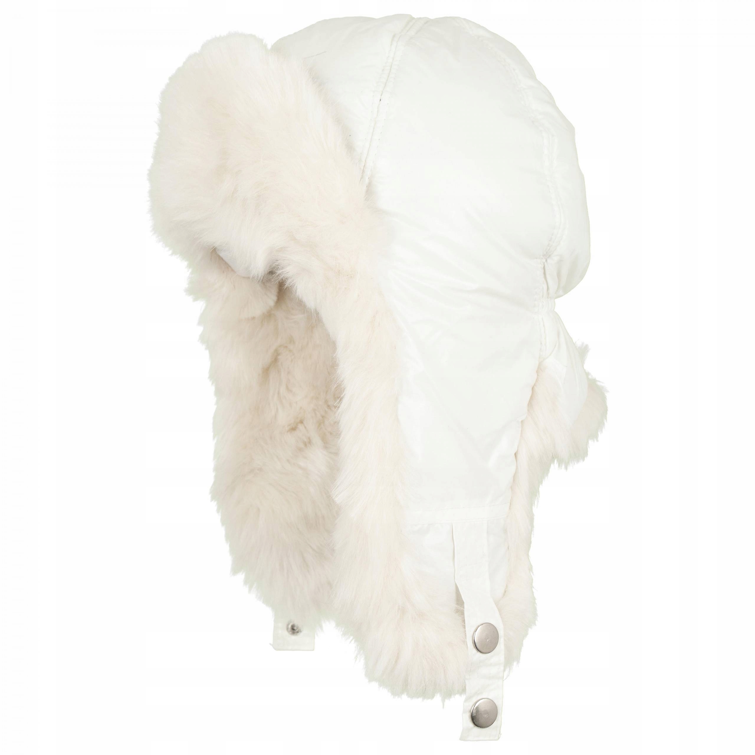 

W162A Zimowa ocieplana czapka uszatka nieprzemakal