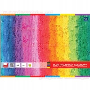 

Blok rysunkowy Interdruk A4/20k kolorowy