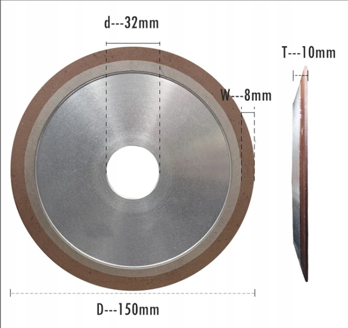 ŚCIERNICA TARCZA DIAMENTOWA 150 x 10 x 32 G150