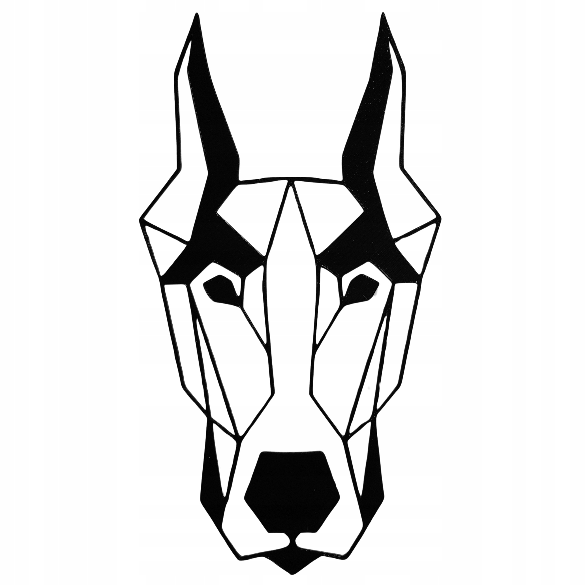 Płaskorzeźba obrazek 3D na ścianę Dobermann