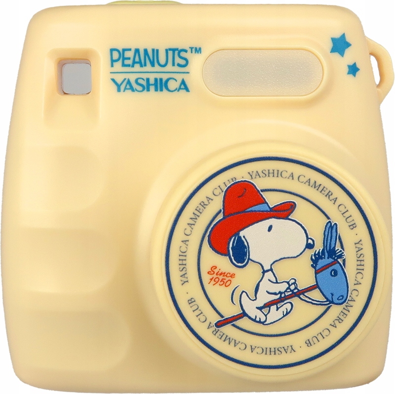 Yashica x Peanuts – Kompaktní digitální fotoaparát Mini Digital Camera, krémový