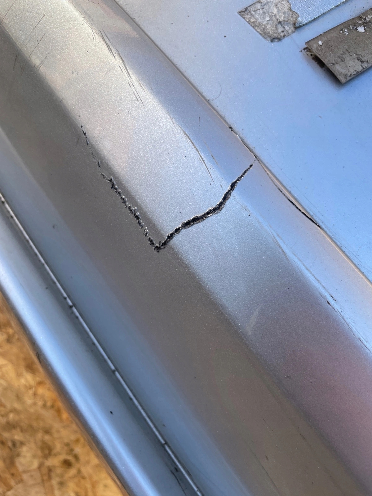 bumper rear part rear Volkswagen Scirocco III