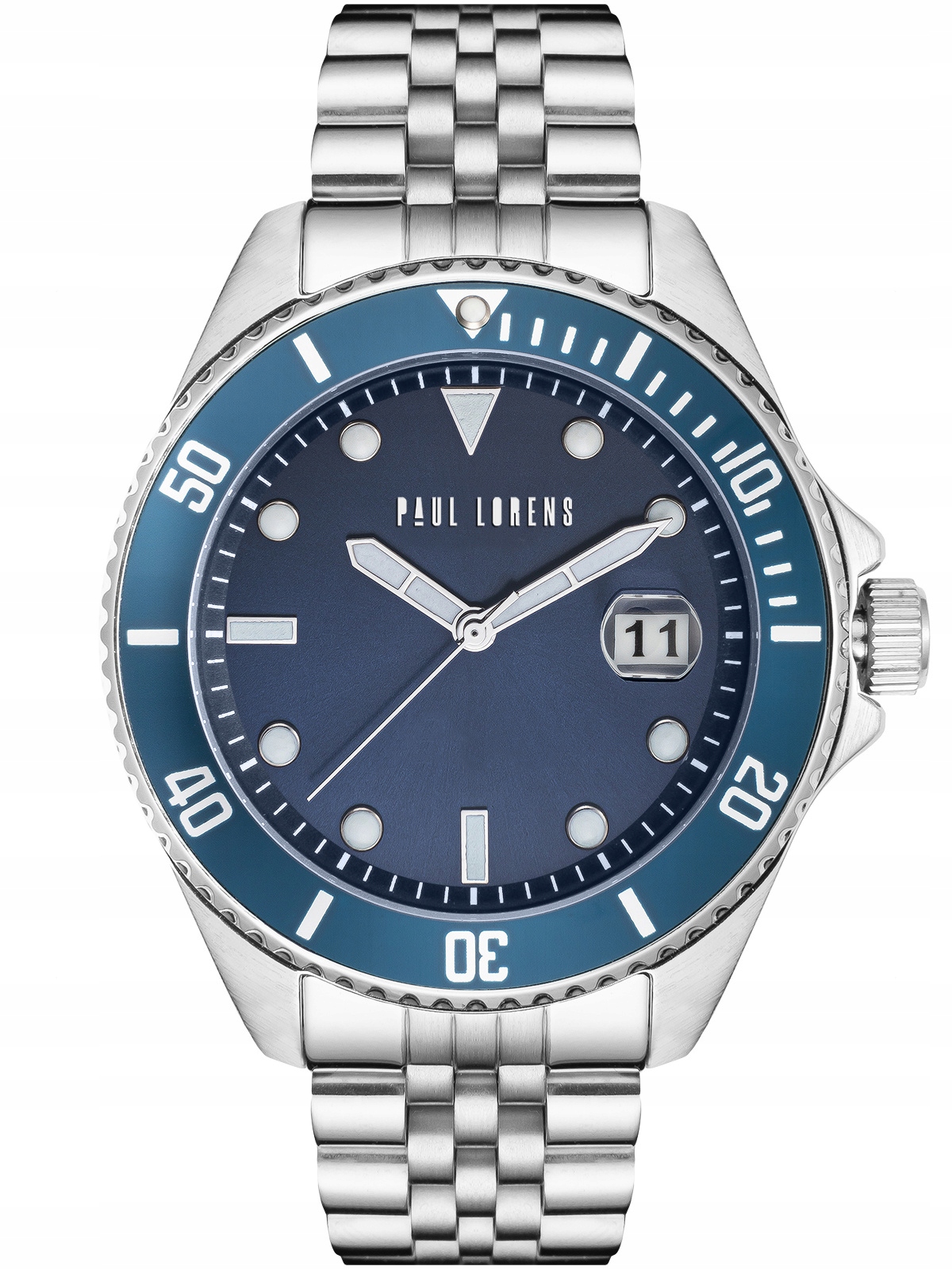 Pánské Hodinky Paul Lorens PL13030B-6C1 (zg350d) Box Gravírování