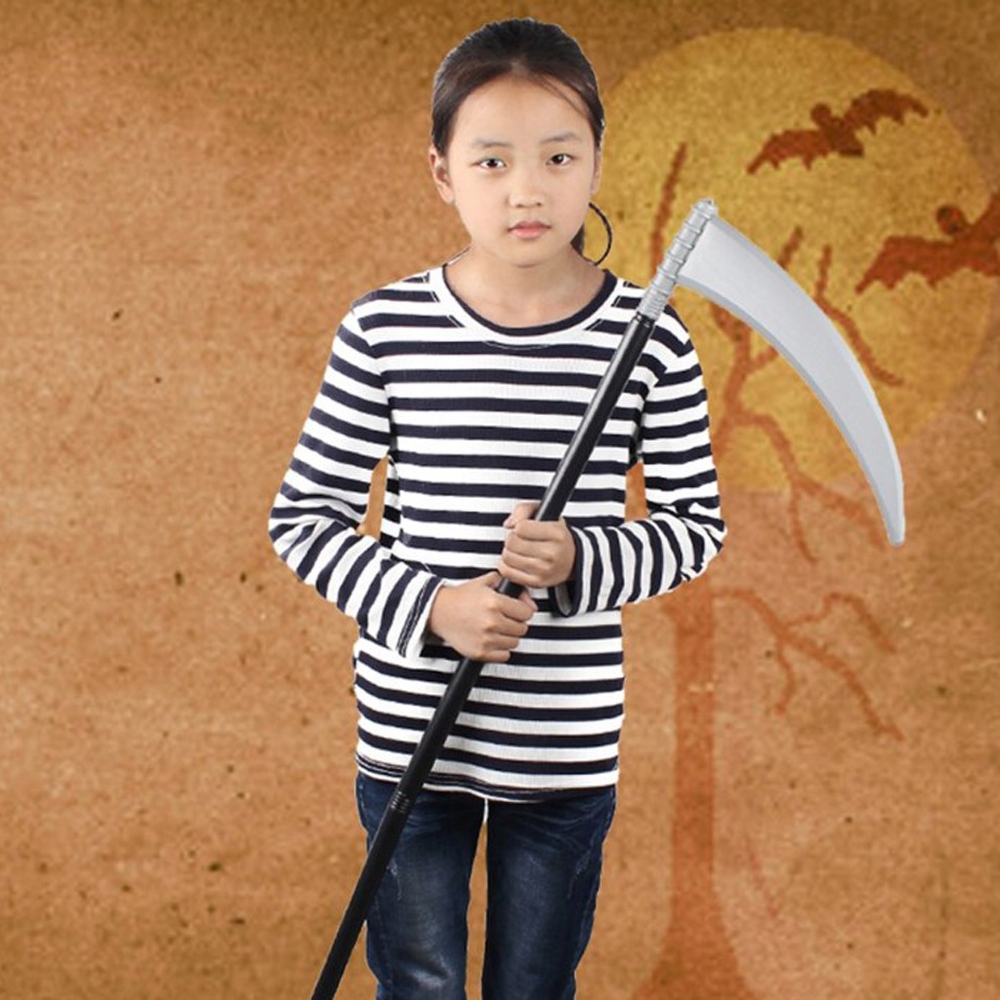 KOSA ŚMIERCI KOSTUCHY KATA PRZEBRANIE 100cm Model KOSA ŚMIERCI