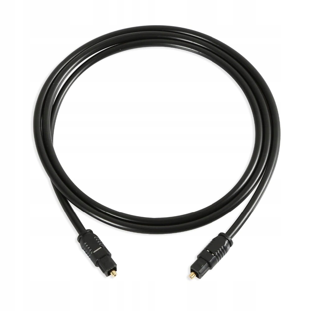 Kabel optyczny TOSLINK 1m audio Waga produktu z opakowaniem jednostkowym 1 kg