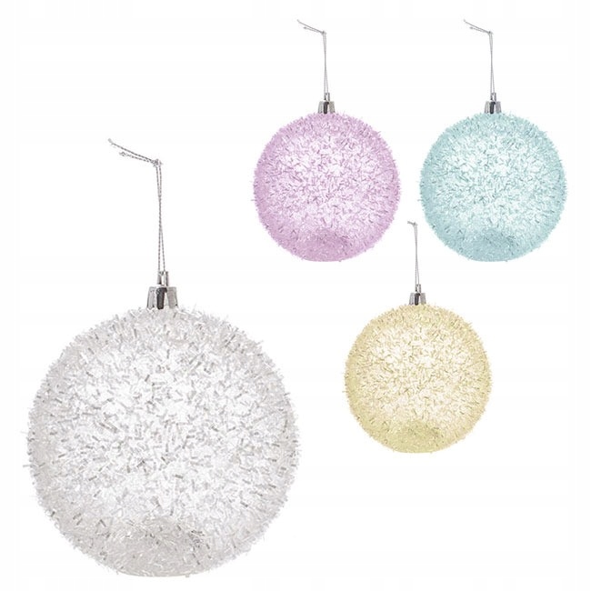 BOMBKA DEKORACYJNA OZDOBA ŚWIĄTECZNA LED 6cm Motyw Brak