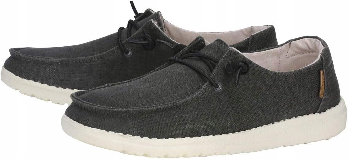 Dámské boty Mokasíny HeyDude Wendy Chambray 41 nazouvací černé