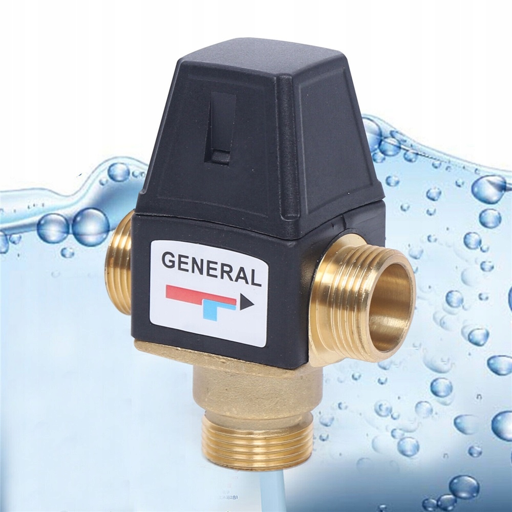 Termostatický směšovací ventil 3/4" DN20, prav. teplota 35-60 stupňů