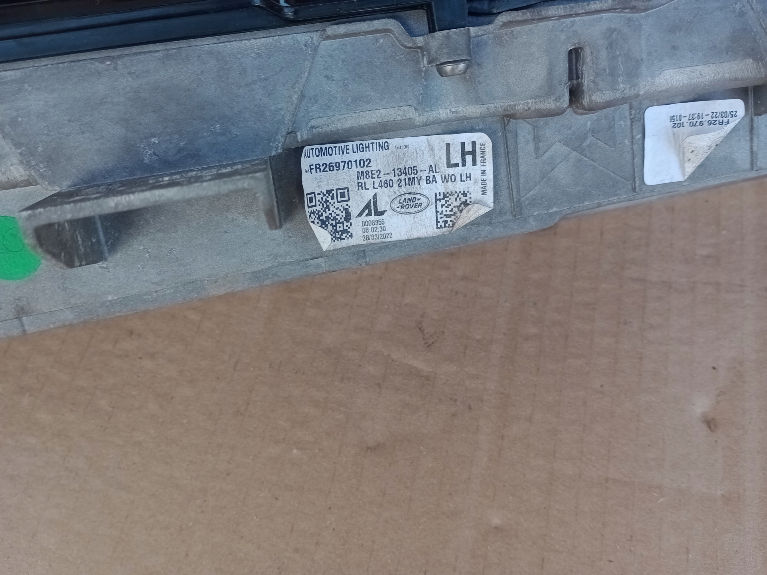 RANGE ROVER L460 фонарь левый