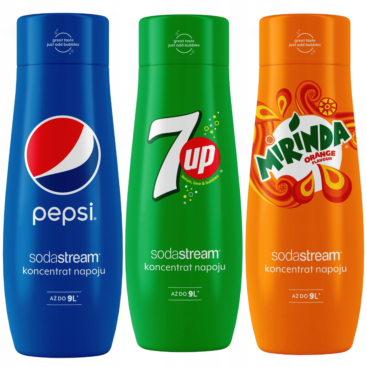 

Pepsi, Mirinda, 7UP oryginalne koncentraty do wody