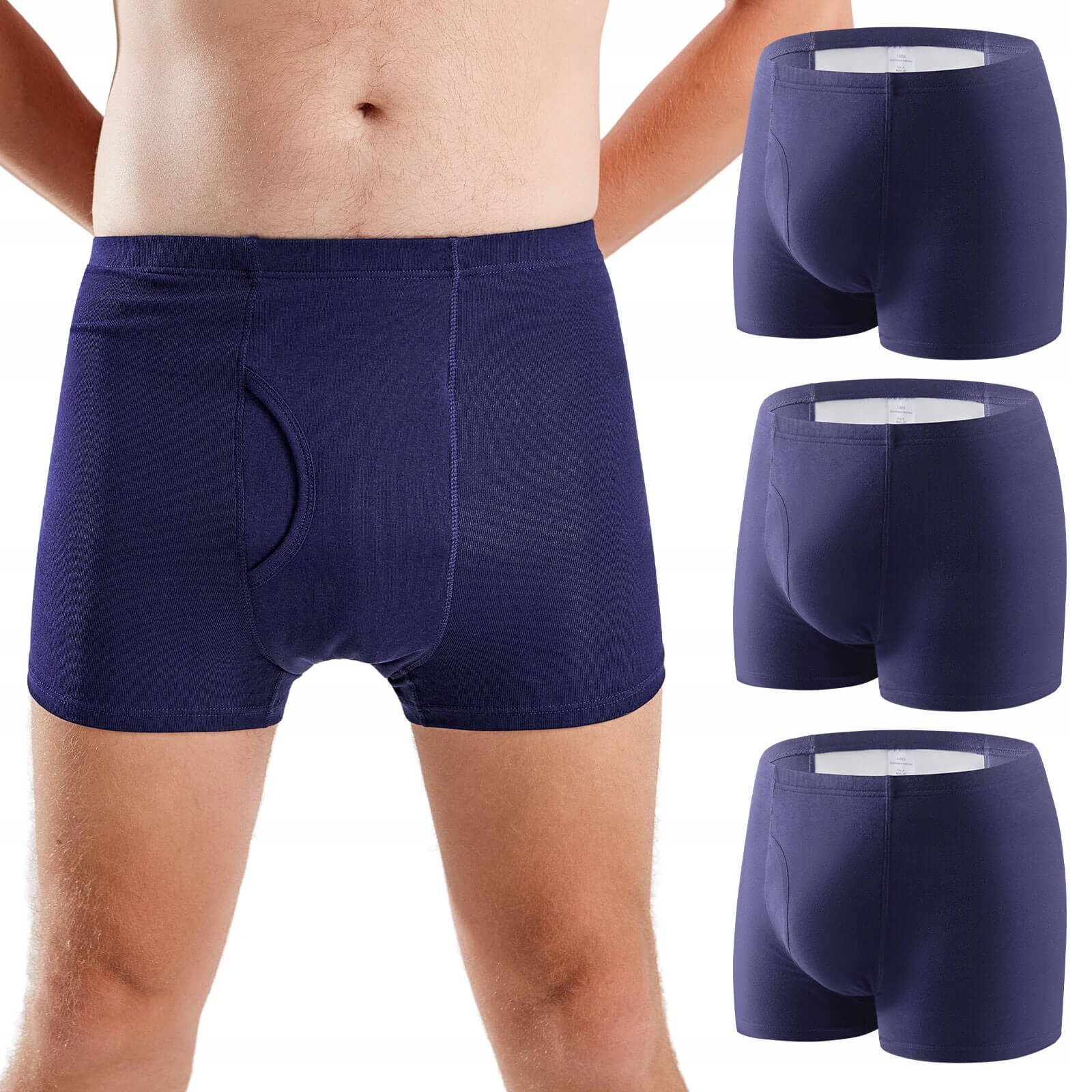 Carer Pánské inkontinenční boxerky modré vel. M 3 ks Absorpční