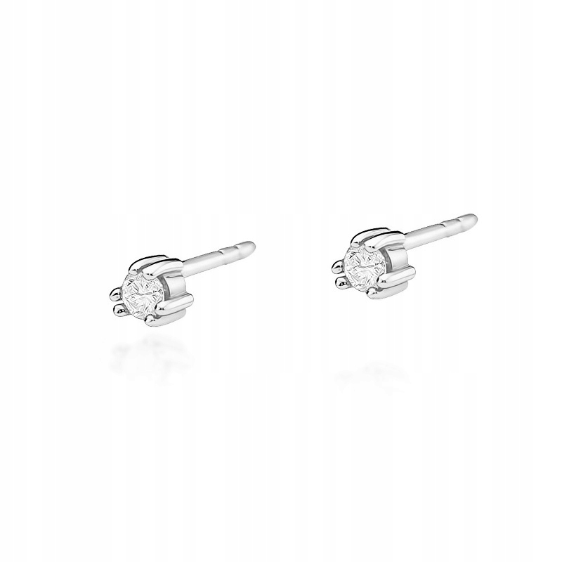 

Białe złoto kolczyki z brylantami 0,16 ct sztyfty