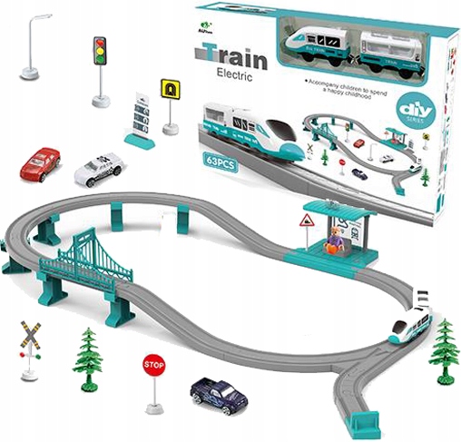 KOLEJKA ELEKTRYCZNA POCIĄG EKSPRESOWY 65 EL ARTYK