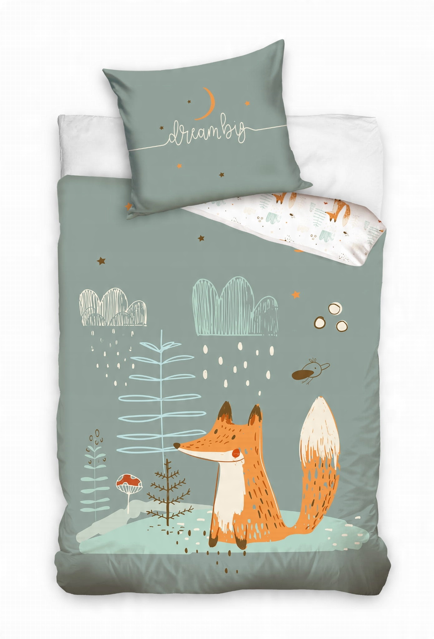 

Pościel Młodzieżowa 140X200 Lis Lisek Fox Bawełna