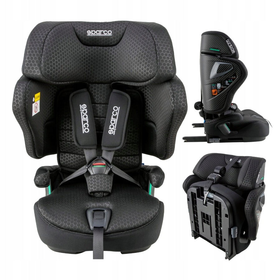 Fotelik Samochodowy Dla Dziecka Isofix Składany 76-105 CM Sparco SK8000I