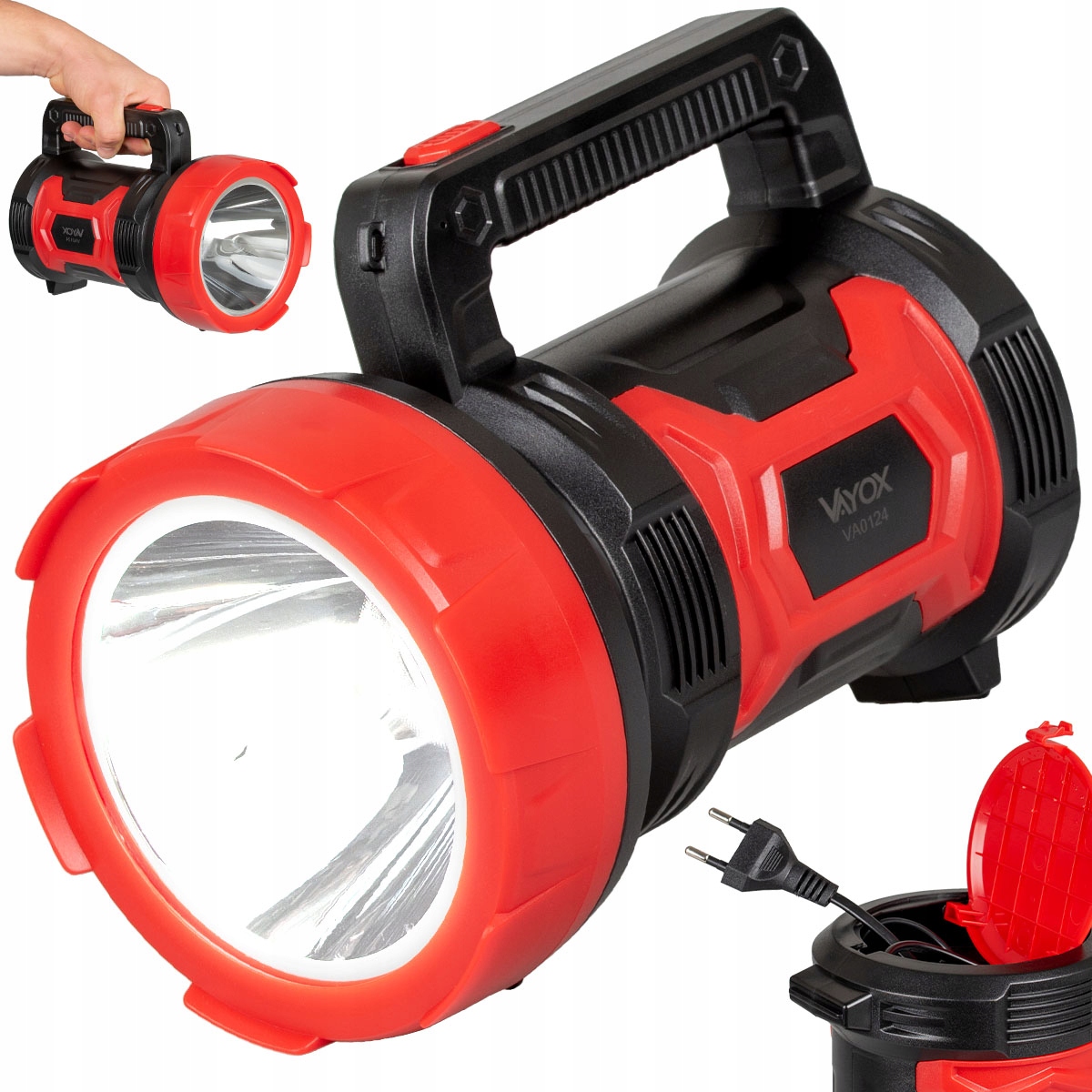 

Latarka Szperacz Led Taktyczna Akumulatorowa Vayox