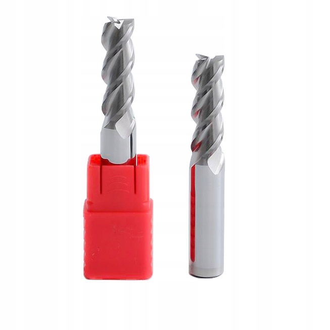 Frez VHM węglik Fi8mm Aluminium 3pióra 55HRC