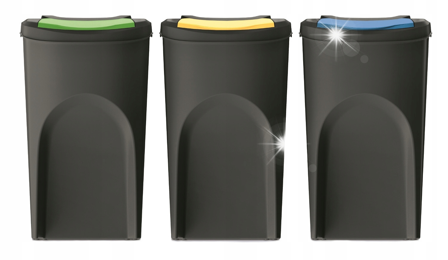 Sada košů na tříděný odpad 3x35L Keden Prosperplast