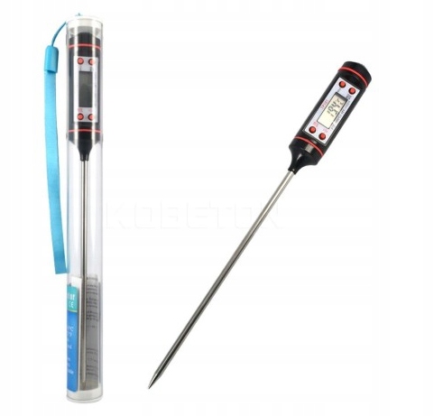 TERMOMETR SZPILKOWY LCD KUCHENNY MIĘSA WINA