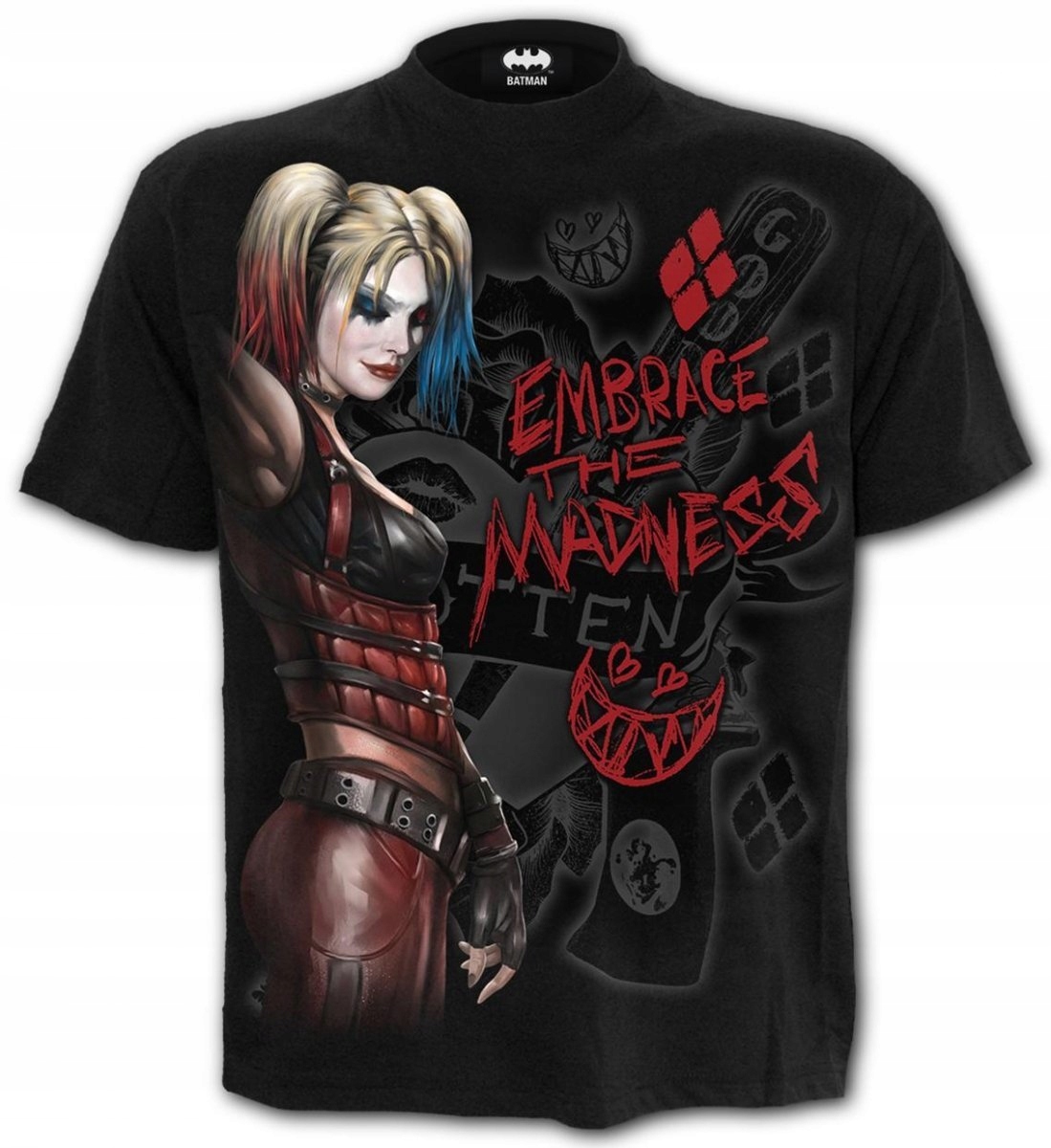 Harley Quinn Embrace Madness Zápisník ve spirále XL