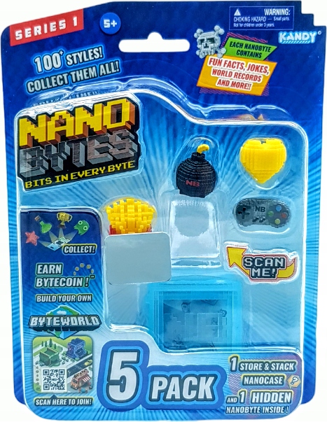 

Nanobytes Zestaw 5 Figurek Seria 1 Wariant A