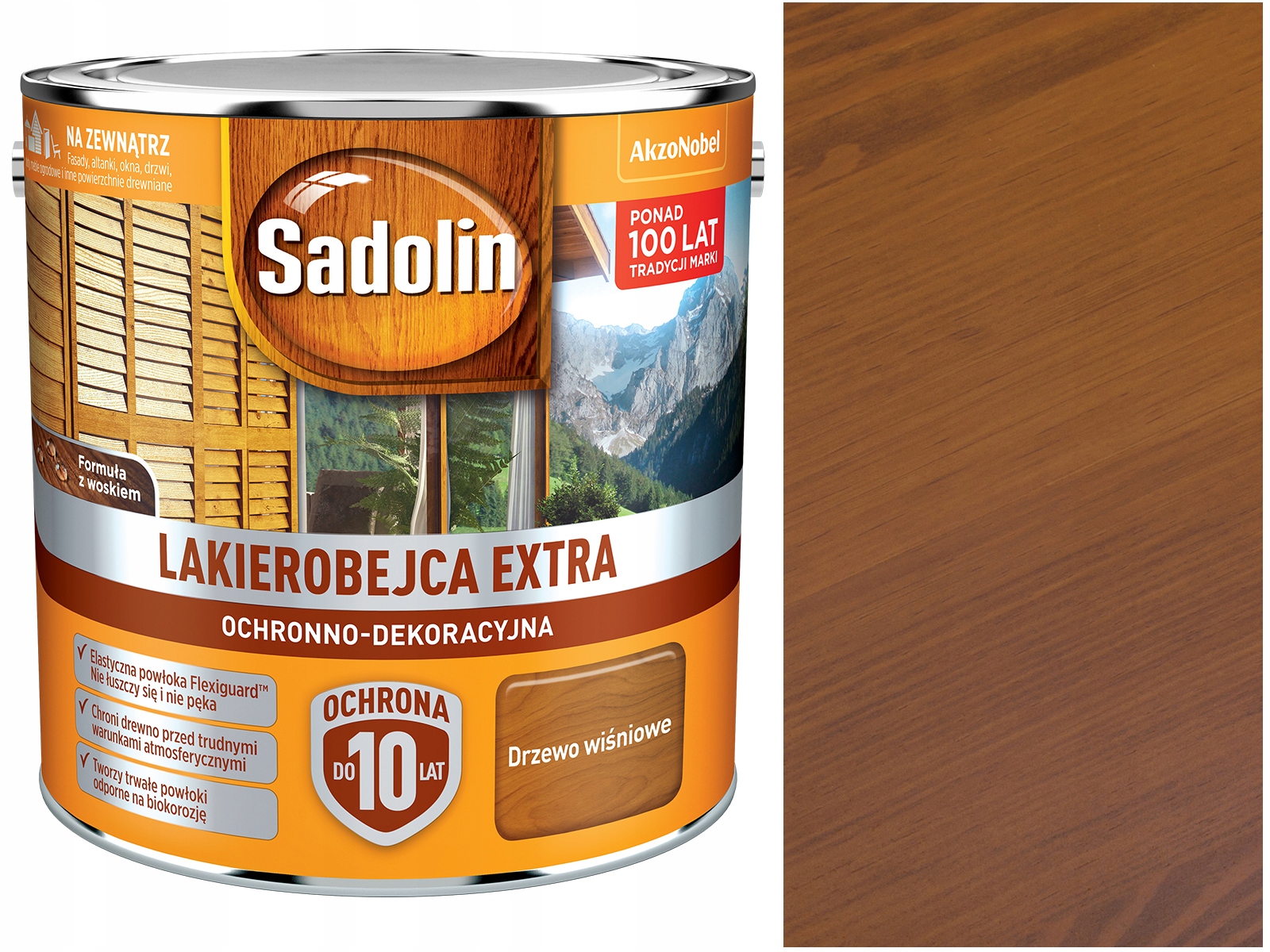 

Sadolin Lakierobejca Extra Drzewo Wiśniowe 0,75L